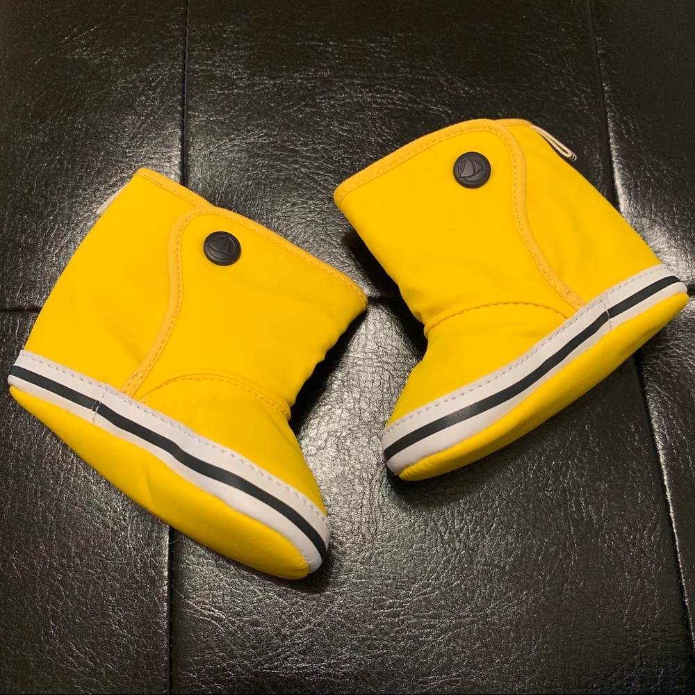 Petite Bateau Baby Yellow Rain Boots